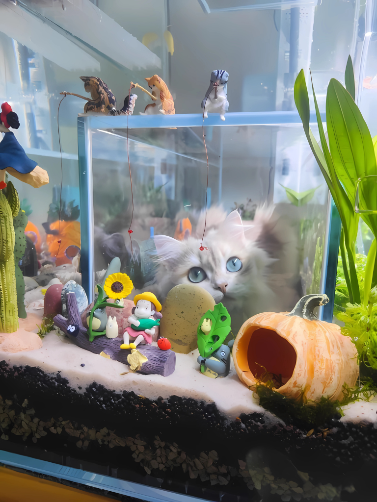 Bottom Entrance Cat Aquarium Product Image 1